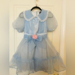 Baby Blue Baby Doll Dress